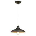 Westinghouse One-Light Indoor Pendant Iron Hill ORB, Metal Shade 6344700
